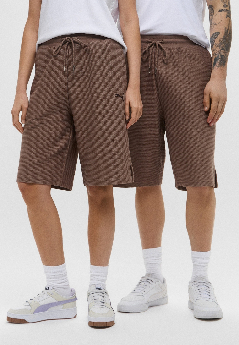 Шорты спортивные мужские PUMA PREMIUM ESS Jacquard Long Line Relaxed Shorts 11"