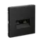 Розетка компьютерная RJ45 + RJ45, кат. Systeme Electric ArtGallery Карбон GAL001088