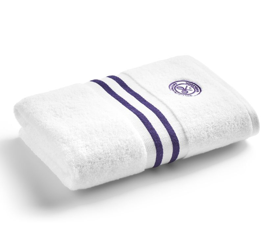 Полотенце теннисное Wimbledon Baseline Полотенце теннисное Set - white/purple