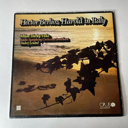 Винтажная виниловая пластинка LP H. Berlioz Берлиоз, Harold In Italy, Гарольд В Италии (Чехословакия 1982)