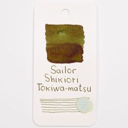 Чернила Sailor Shikiori Tokiwa Matsu 20 мл (13-1008-202) 4