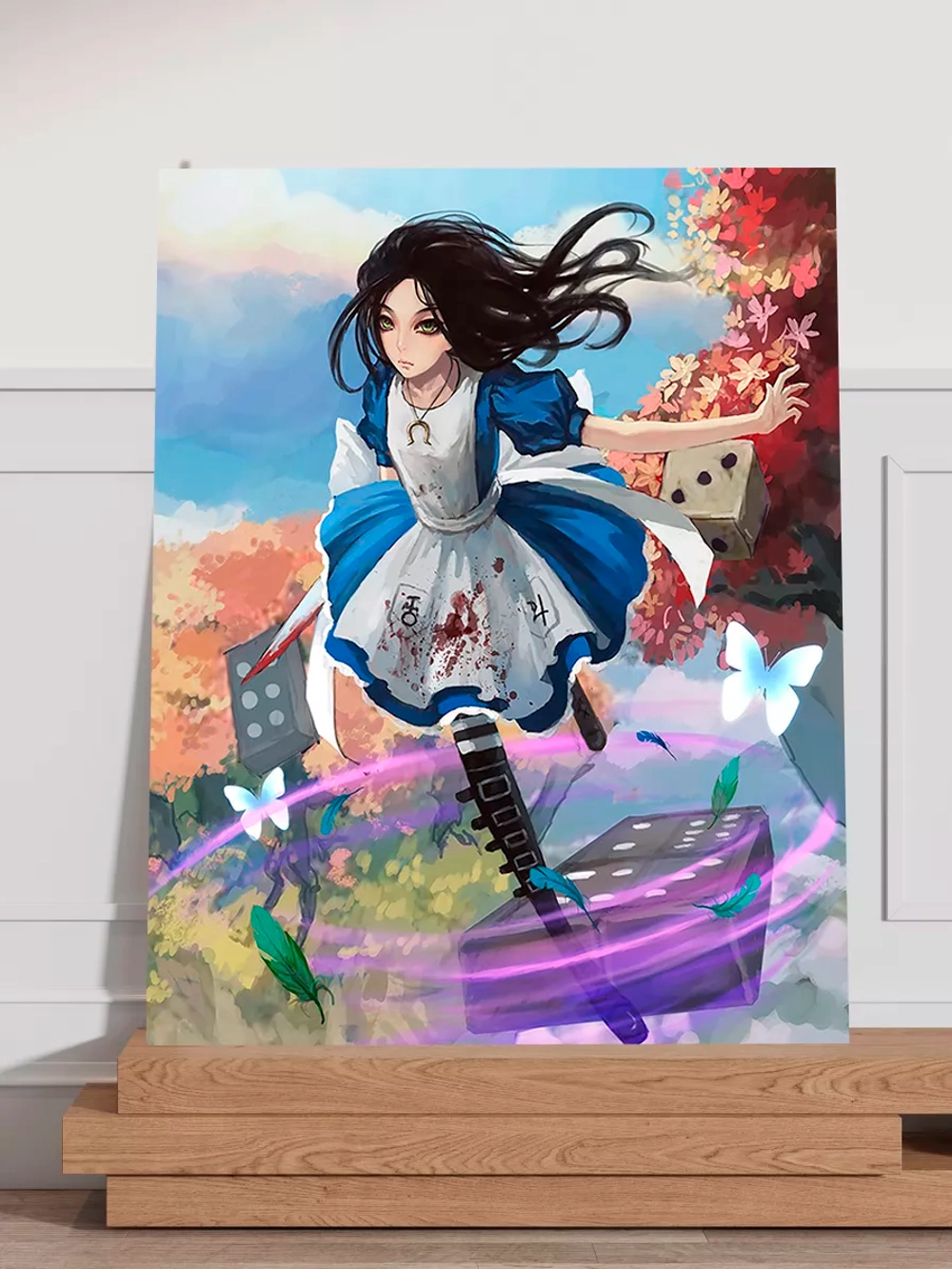 Интерьерная картина "Alice: Madness Returns", 50х70см 1шт.