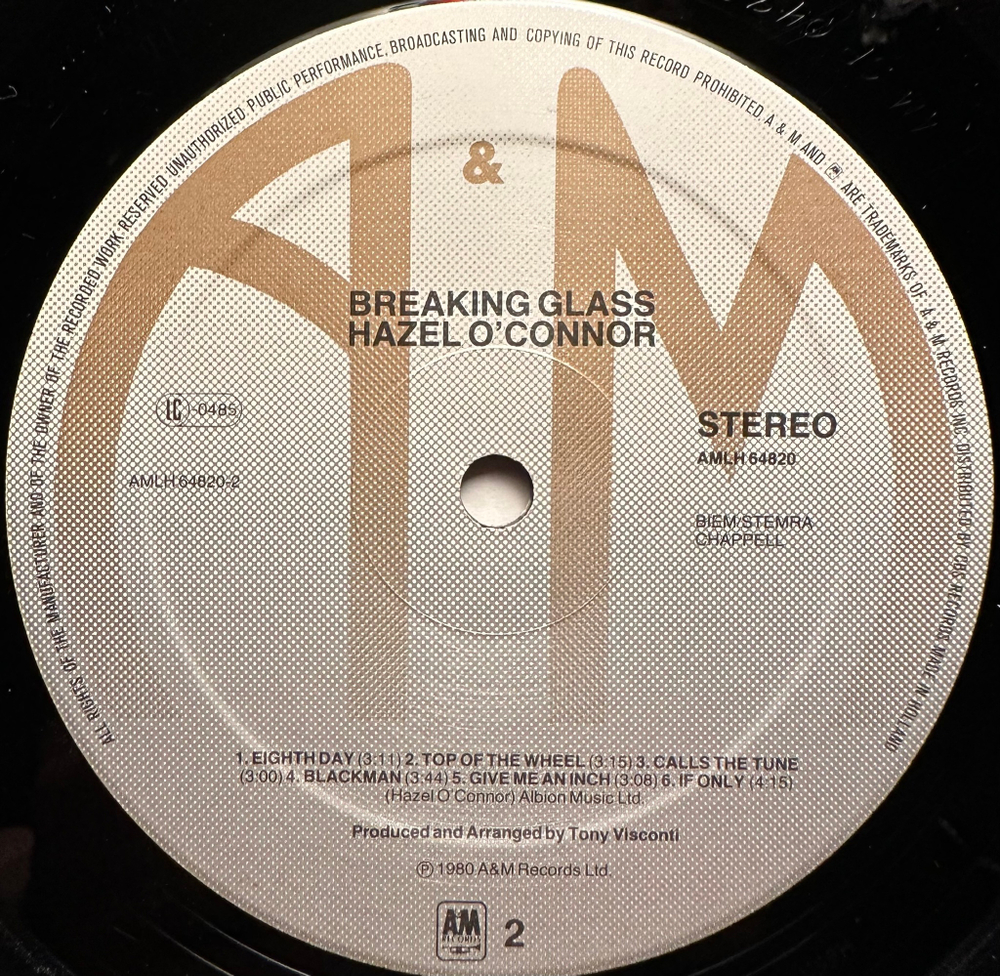 Hazel O'Connor - Breaking Glass (Голландия 1980г.)