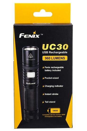 Фонарь аккумуляторный Fenix UC30, 960 лм