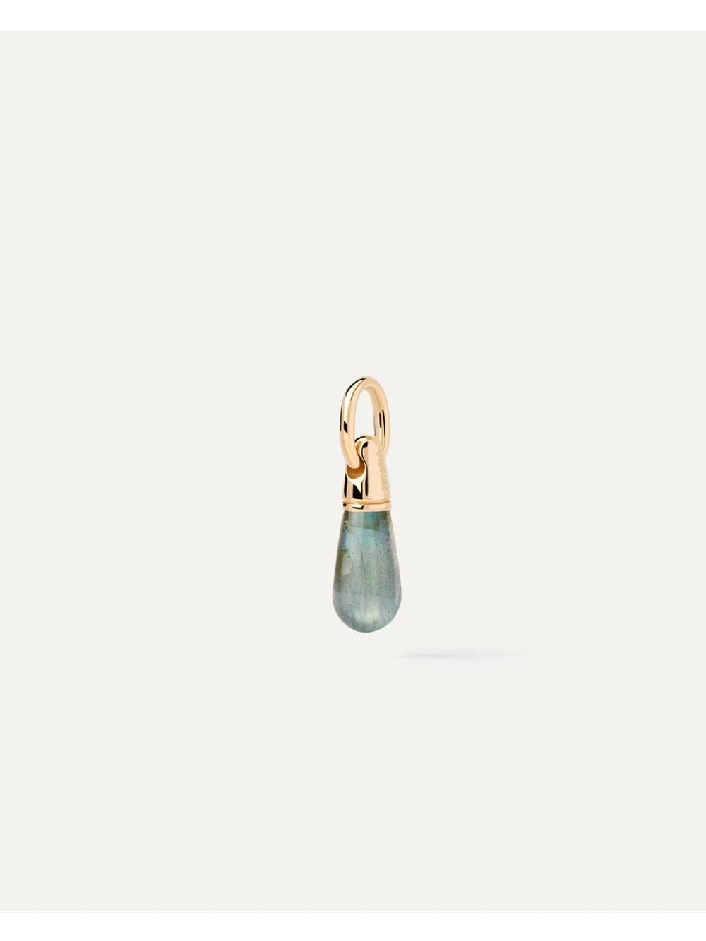 Одиночная серьга Jupiter Large Labradorite серебро 925 пробы покрытое золотом