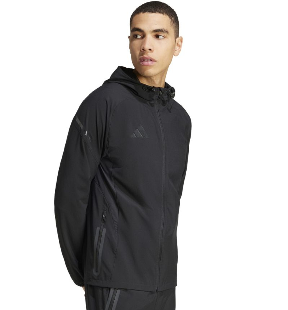 Мужская теннисная толстовка Adidas Tiro 25 Pro Vis Tech Travel - black