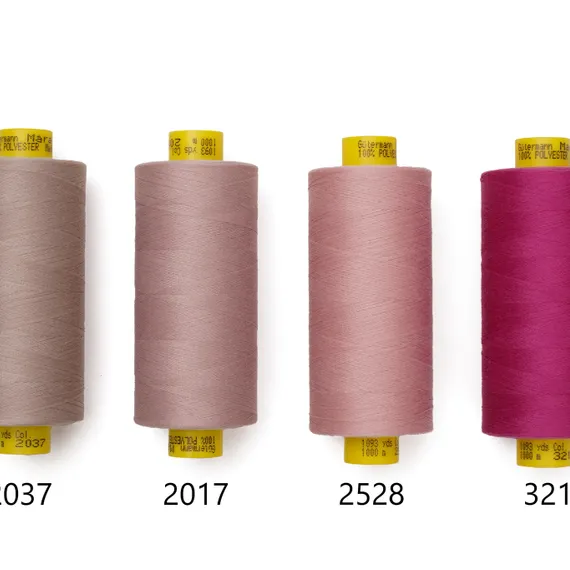Нитки GUTERMANN Mara №150 серебристый пион (2037)