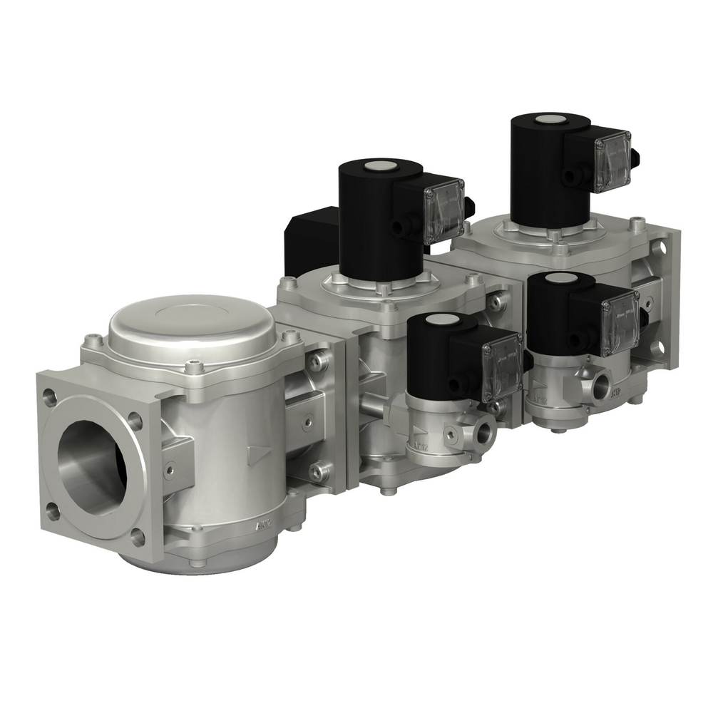 Блок клапанов газовых С4Н-5-113, ИСПОЛНЕНИЕ: алюминий, фл., ≈220 В, 50 Гц, У3.1