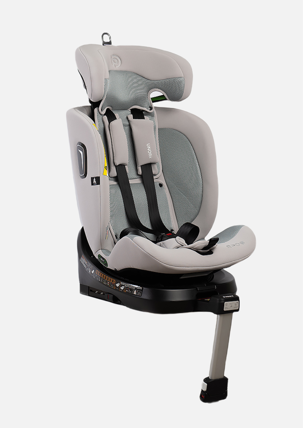 Peppy Автокресло UNOfix grey серый 0-36