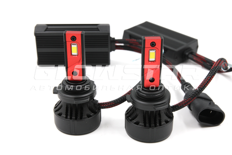 Светодиодные лампы HB4 (9006) Sariti Y2 с вентилятором, 5500K, 12V 55W (комплект, 2шт)