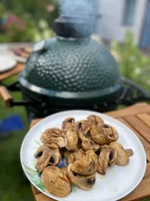 Керамический гриль Big Green Egg L Large (большой), 46 см, ножки с рукояткой, столики