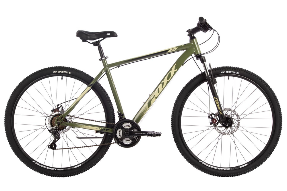 Велосипед 29" FOXX CAIMAN р.20" зеленый