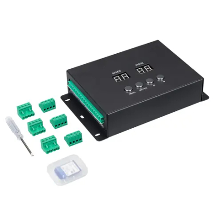 Контроллер DMX K-5000 (220V, SD-card, 5x512) (Arlight, IP20 Металл, 3 года) 024323