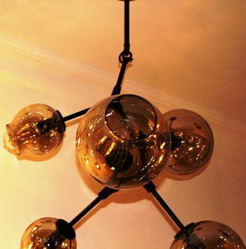 replica Lindsey Adelman 5 Branching Bubble Chandelier ( dark )