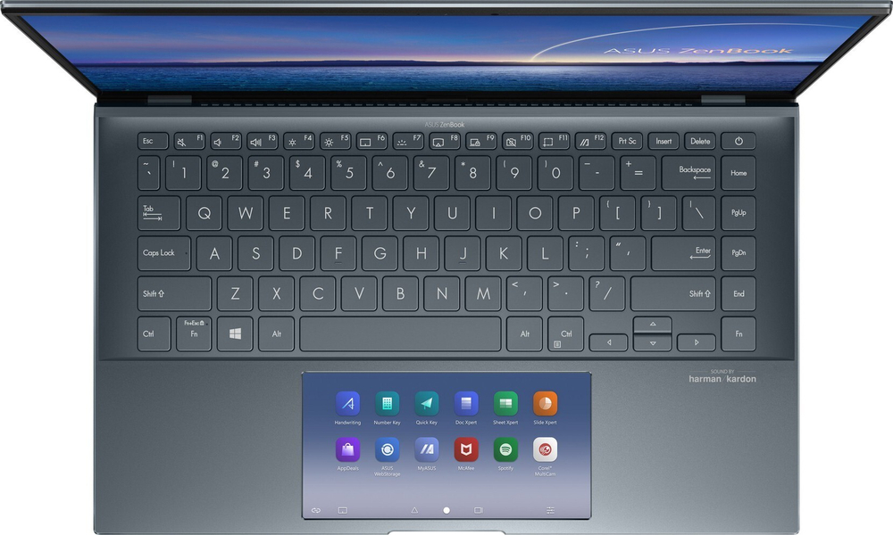 Ноутбук ASUS ZenBook 14 UX435EA-K9084T 90NB0RS1-M03110 Intel Core i5 1135G7, 2.4 GHz - 4.2 GHz, 8192 Mb, 14" Full HD 1920x1080, 512 Gb SSD, DVD нет, Intel Iris Xe Graphics, Windows 10 Professional, серый