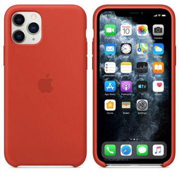 Чехол Silicone Case для Apple iPhone 11 Pro Max Case Orange