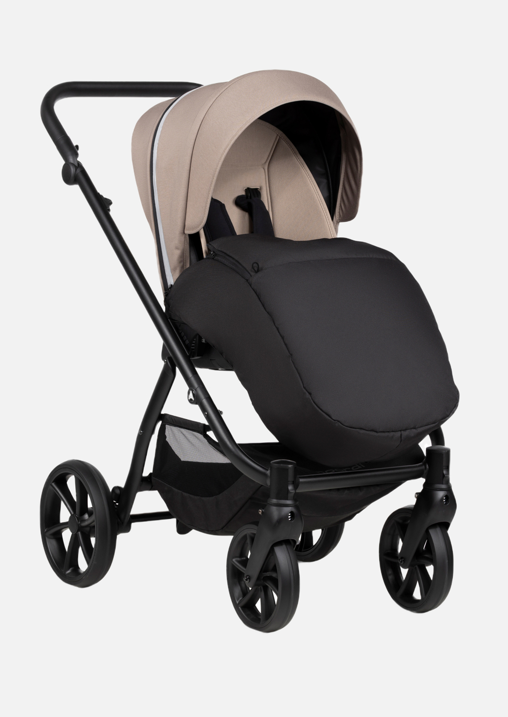 Детская коляска Noordi Fjordi Essential V2 2027 Серо-коричневый/ Taupe