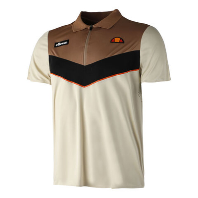 Мужское теннисное поло Ellesse Finan Polo Men - Beige, Brown