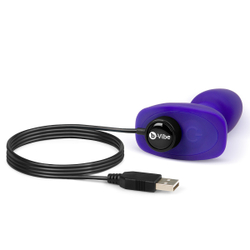 b-Vibe Rimming Petite - Анальная пробка с риммингом 