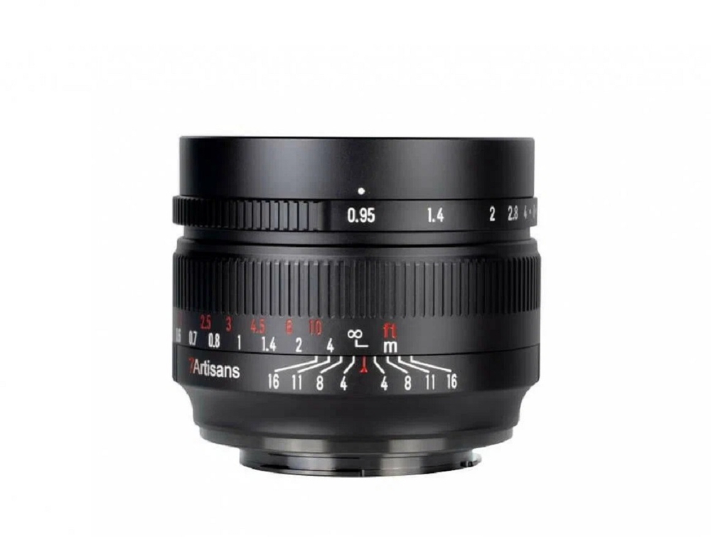 Объектив 7Artisans 50mm f/0.95 Sony E, формат матрицы APS-C.