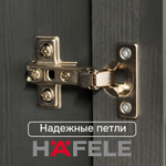 Dipriz Тумба Лена 4 двери из сосны, с ящиками (нижняя часть буфета Лена), серый/антик
