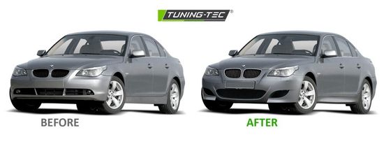 Бампер передний SPORT STYLE PDC для BMW E60/E61 03-07