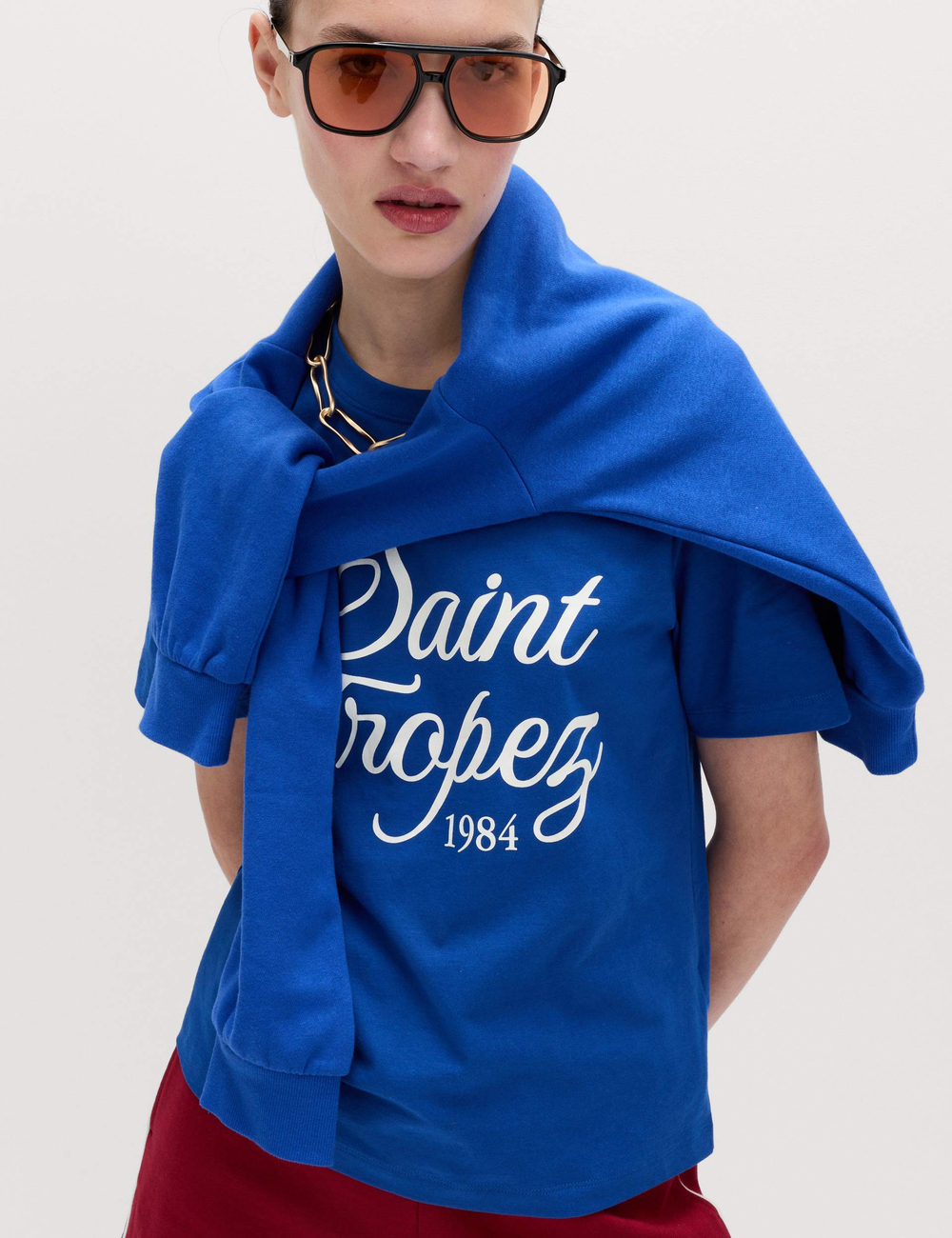 Футболка с коротким рукавом из чистого хлопка T41007391 - Marks & Spencer