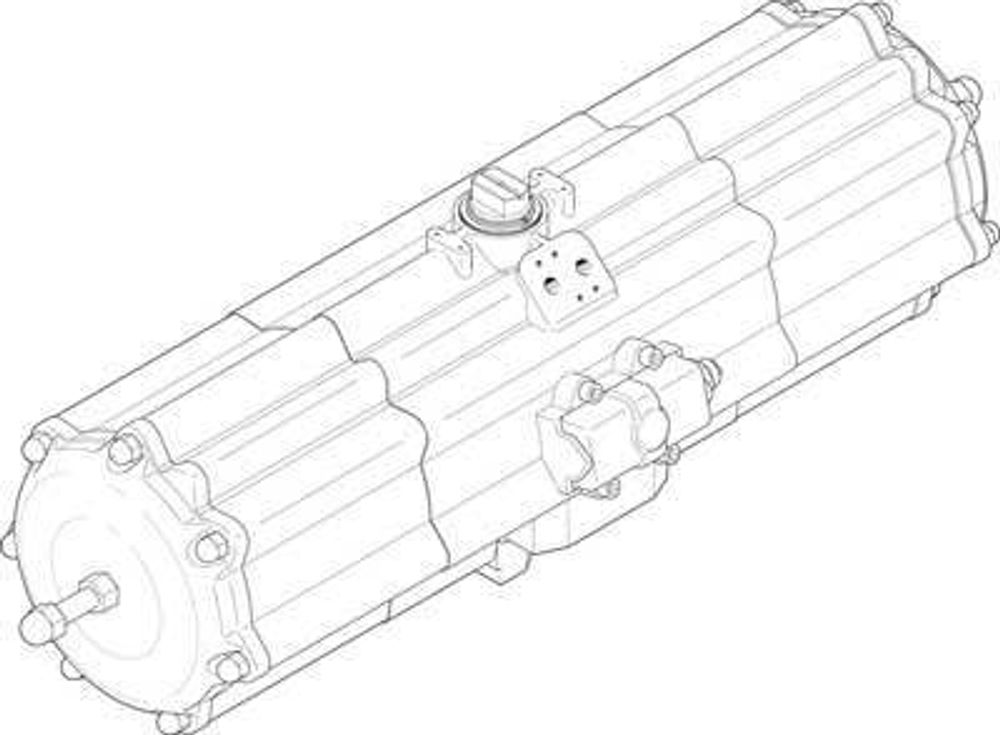 DAPS-2880-090-RS4-F16-T6 Неполноповоротный привод DAPS-2880-090-RS4-F16-T6 Неполноповоротный привод