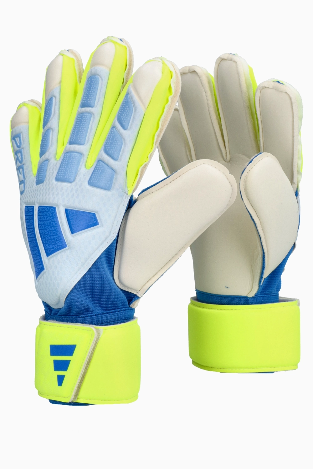 Вратарские перчатки adidas Predator Match Fingersave - голубой