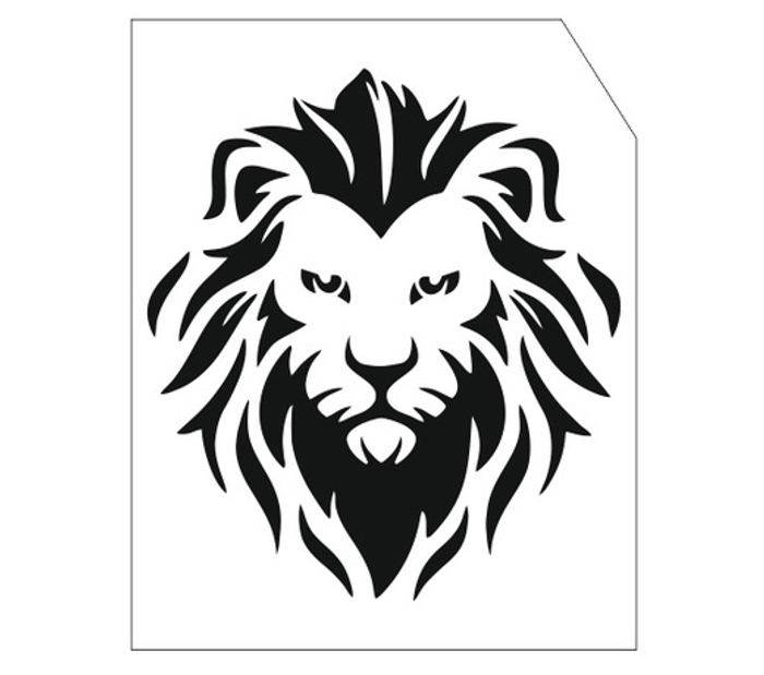 Трафарет для блеск-тату 10*8   467Е