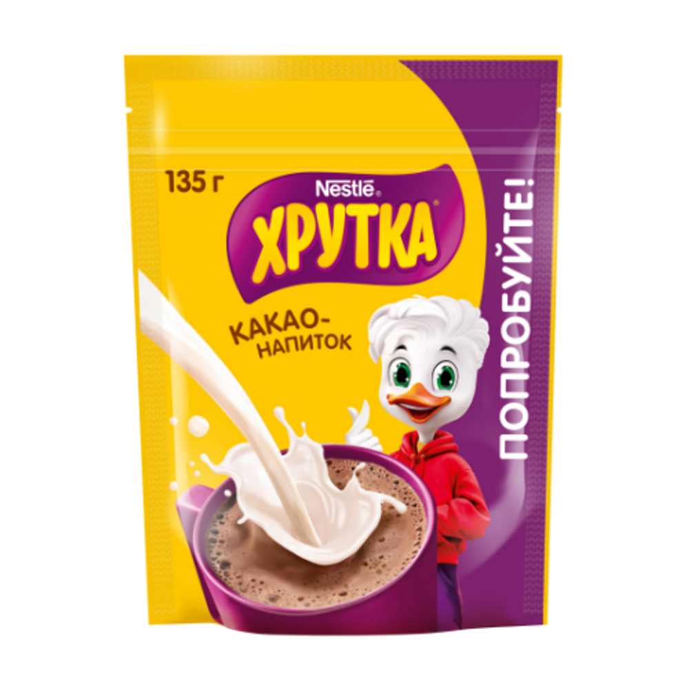 Хрутка Какао напиток 135г пакет 1/12