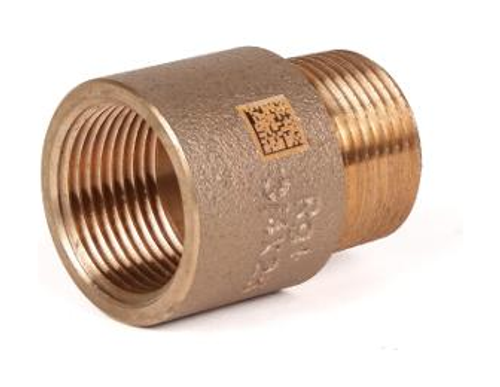 Удлинитель бронзовый Рехау Aurline 3/4"x3/4"x25 мм НР/ВР