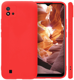 Мягкий Soft Touch чехол из силикона для REALME C11 2021 / C20 с бархатной подкладкой