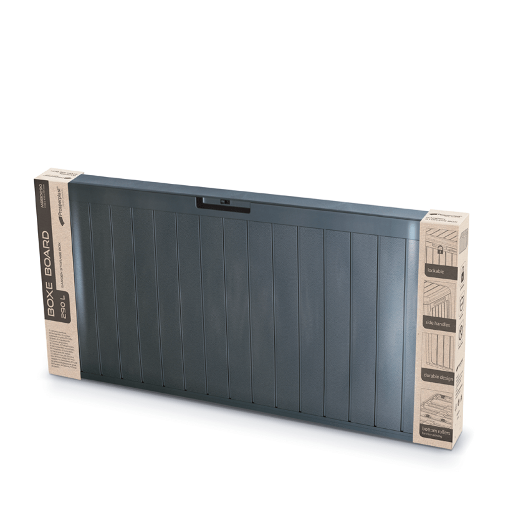Пластиковый сундук Prosperplast Boxe Board 290 л anthracite