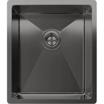 Rivelato Rinox 3844 UN PVD black Мойка нерж.сталь 1 чаша 380*440*200 мм, монтаж: универсальный, материал: нержавеющая сталь, цвет: черный