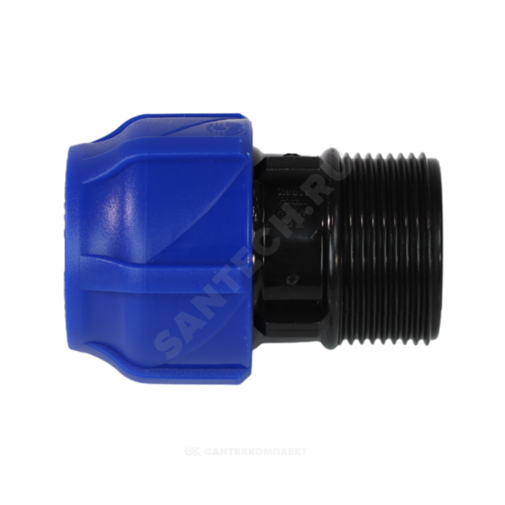 Муфта компрессионная ПЭ Дн 25х1" НР Ру16 VALFEX 121001125100
