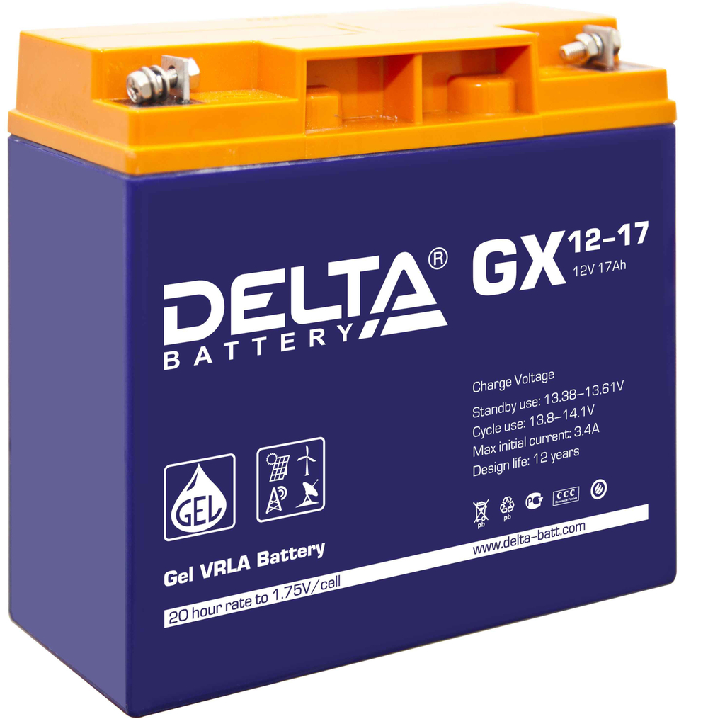 GX 12-17 Delta Аккумулятор герметичный свинцово-кислотный