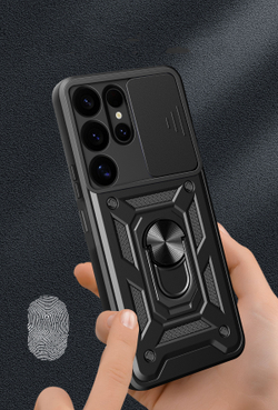 Чехол с кольцом Bumper Case для Samsung Galaxy S25 Ultra