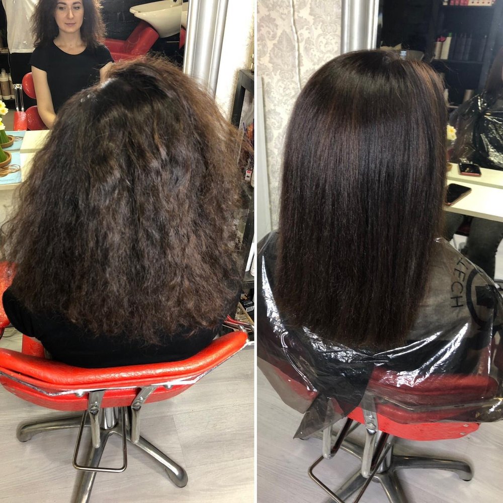 Маска-реконструктор для выпрямления волос KERATIN HAIR STRAIGHTENING SYSTEM THE CURE (100 мл)