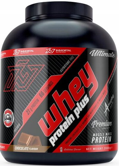 Протеин Immortal Nutrition Whey Protein Plus 2000 г шоколад