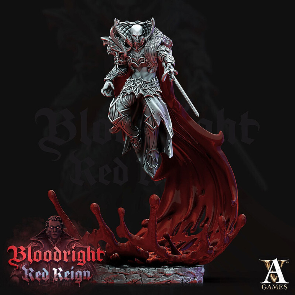 Grand Alliance Death Soulblight Gravelords Vampire Counts Vampire Lord Вампир лорд миниатюра для dnd, днд, pathfinder, фентези, Настольная игра, НРИ, Варгейм, РПГ