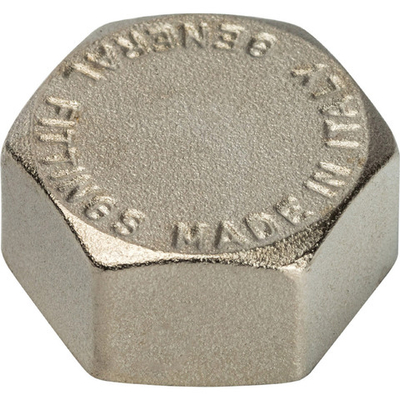 Заглушка STOUT ВР никелированная 1/2"