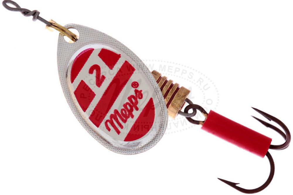 Mepps AGLIA Silver Red White
