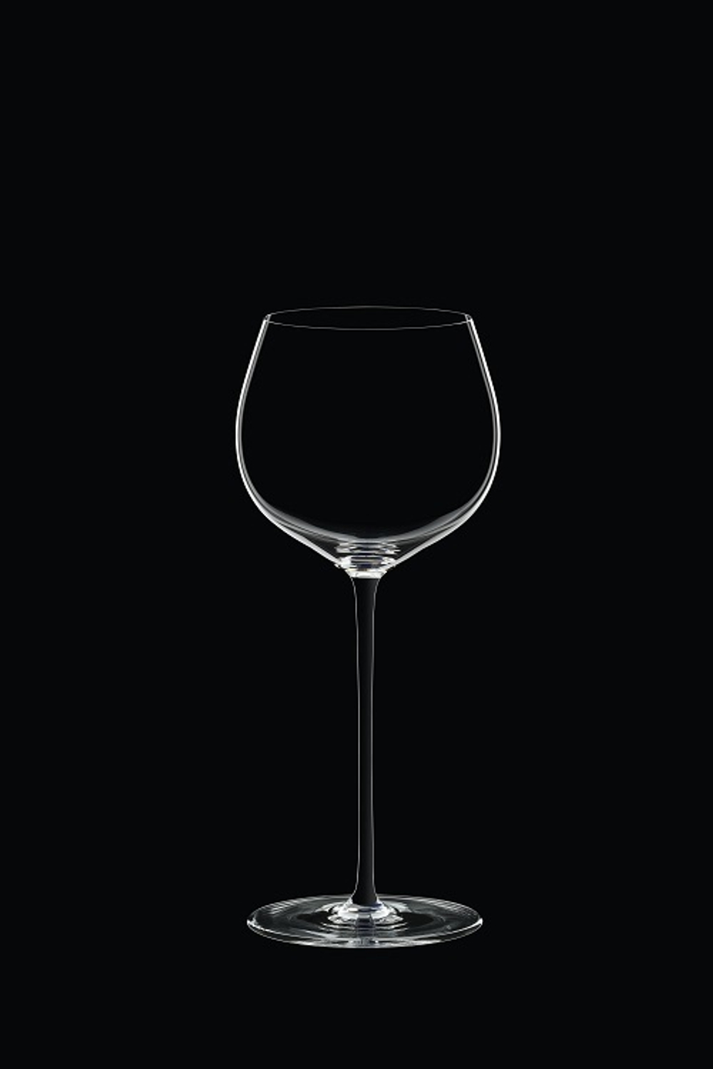Бокал для белого вина 620мл Riedel Fatto a Mano Oaked Chardonnay с черной ножкой