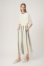 ПЛАТЬЕ С КОНТРАСТНЫМИ ЛЕНТАМИ И ЗАКЛЕПКАМИ — THE ITEM — ZARA