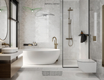 Оникс сер верх 01 / Onice grey wall 01 300х600 (1-й сорт)