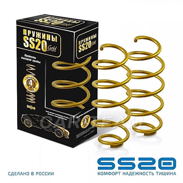 Пружины задние холодной навивки "SS20" Gold (переменный шаг) на ВАЗ 2111, Лада Приора (2171), Лада Калина 2 (2194)