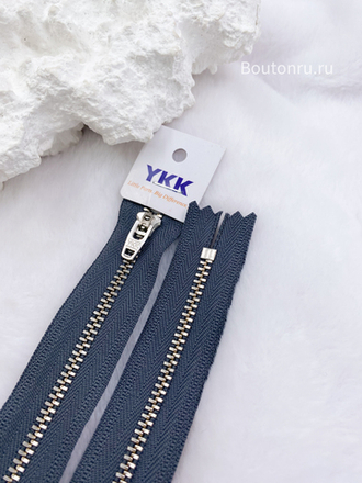 Молния YKK Джинс неразъемная тип 3 анти-никель серый 182