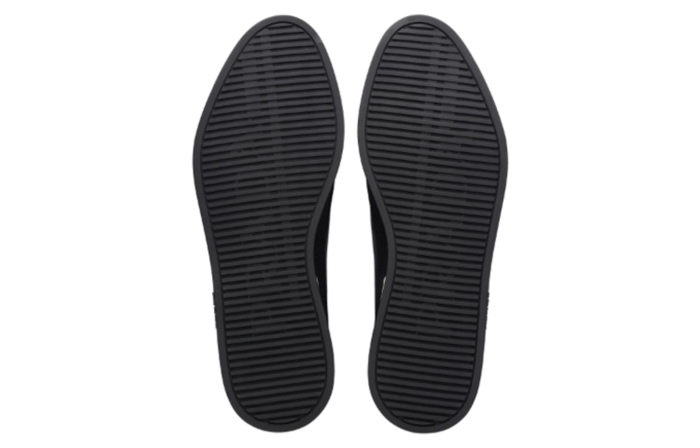 PRADA Casual Leather Shoes Men"s Low top Black