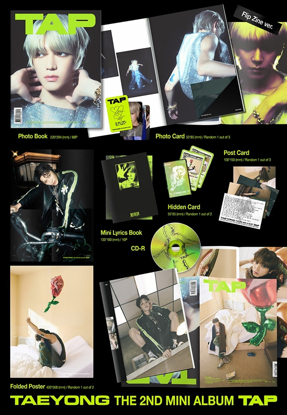[Альбом] TAEYONG - TAP (Flip Zine Ver.)
